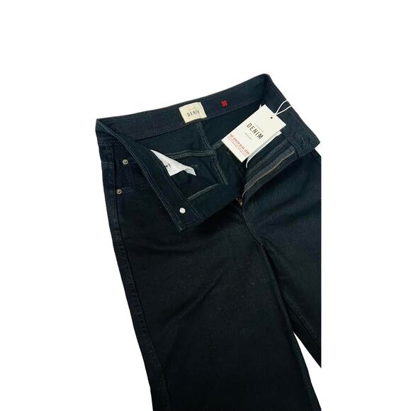 NWT! Sezane Le Crop Denim BLACK/NOIR SIZE-6 - Picture 10 of 11